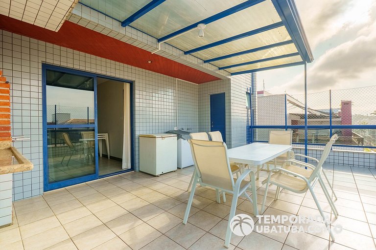 46M - Cob Duplex 5 dorm vista mar na Praia Grand