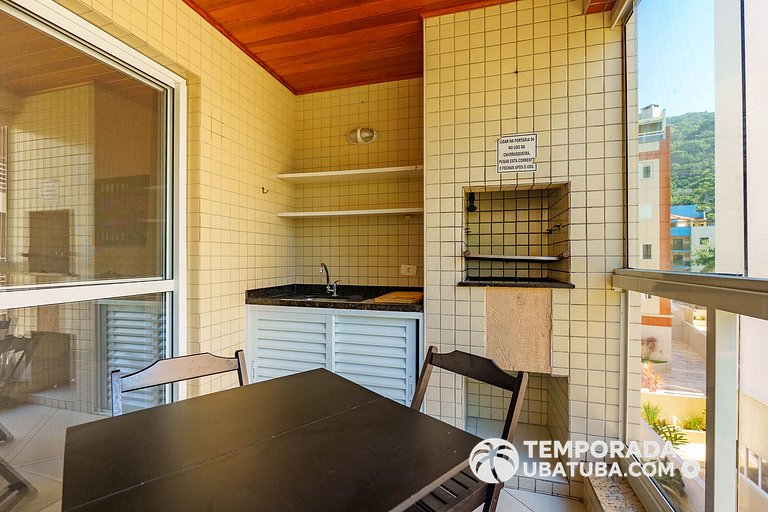 204JER – Apto 2 dormitorios c/ churrasqueira na varanda ha 1