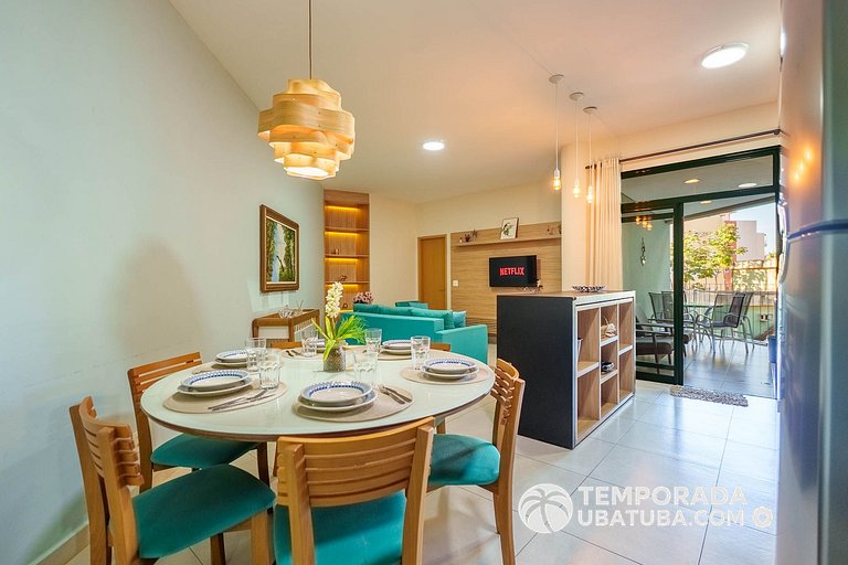 DNA111 - Apto 2 suites frente mar – Reserva DNA, Ubatuba - P