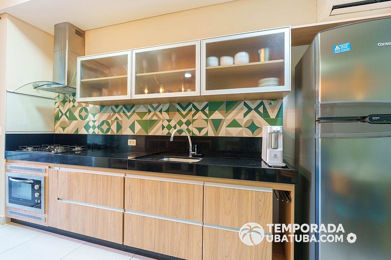 DNA111 - Apto 2 suites frente mar – Reserva DNA, Ubatuba - P