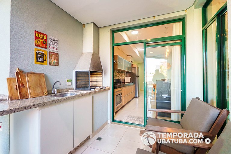 DNA111 - Apto 2 suites frente mar – Reserva DNA, Ubatuba - P