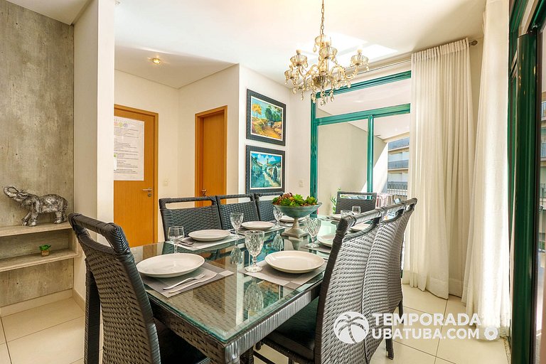 DNA1512 - Apto 3 suites frente mar – Reserva DNA, Ubatuba -