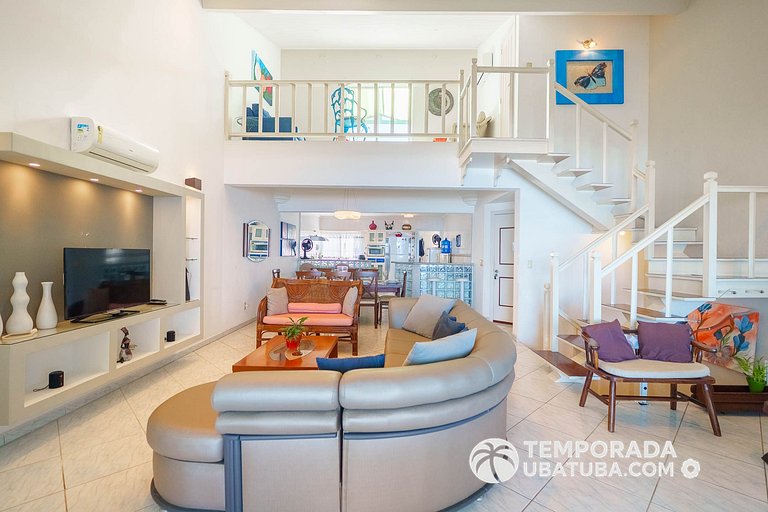 405DM – Cobertura triplex fte mar - Praia Grande