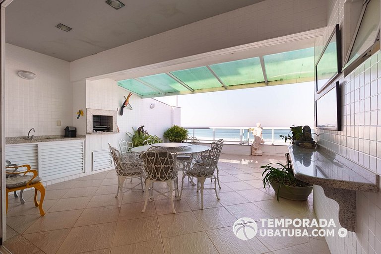 405DM – Cobertura triplex fte mar - Praia Grande