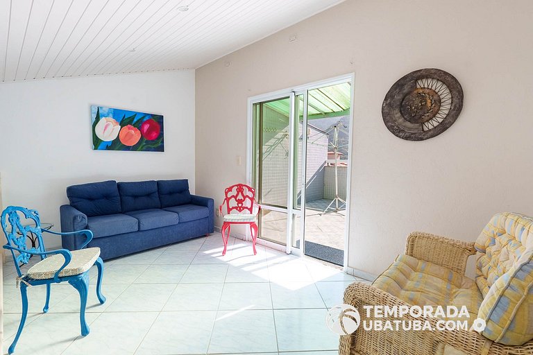405DM – Cobertura triplex fte mar - Praia Grande