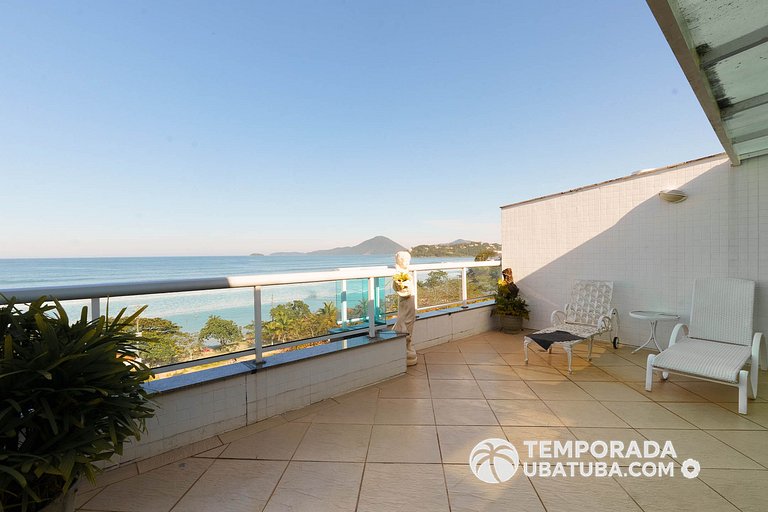 405DM – Cobertura triplex fte mar - Praia Grande