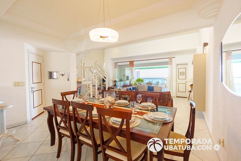 405DM – Cobertura triplex fte mar - Praia Grande