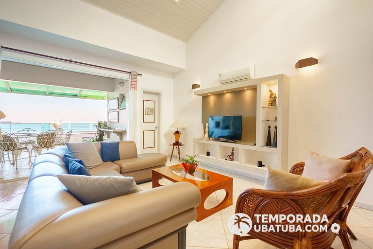 405DM – Cobertura triplex fte mar - Praia Grande