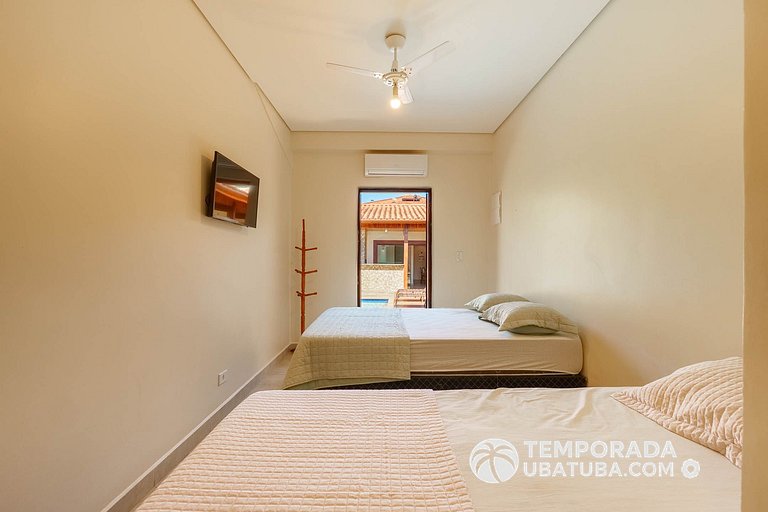 C1 - Bela casa c piscina 9 suites - Praia Grande