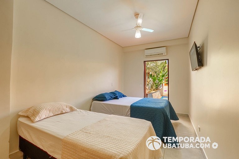 C1 - Bela casa c piscina 9 suites - Praia Grande