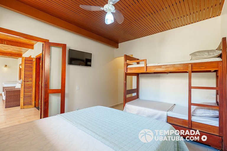 C1 - Bela casa c piscina 9 suites - Praia Grande