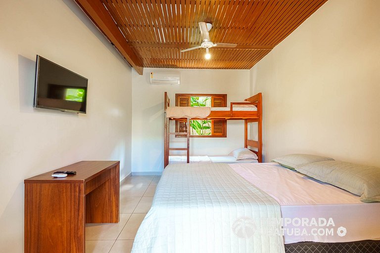 C1 - Bela casa c piscina 9 suites - Praia Grande