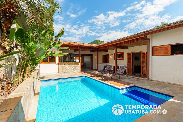 C1 - Bela casa c piscina 9 suites - Praia Grande