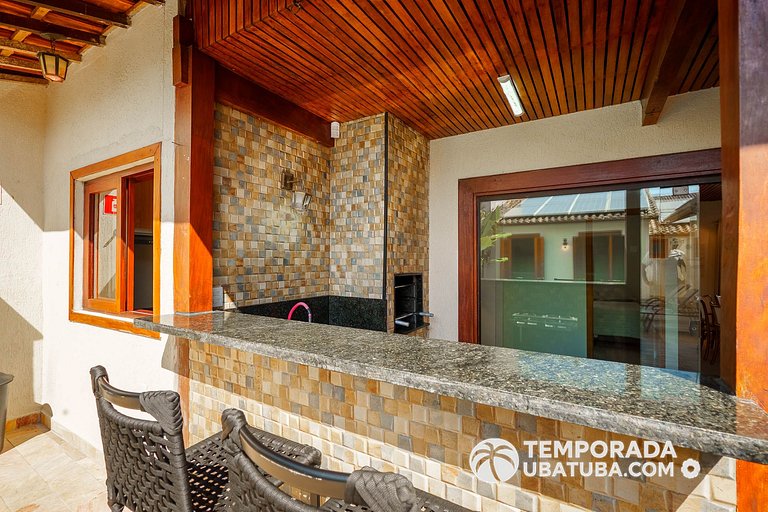 C1 - Bela casa c piscina 9 suites - Praia Grande