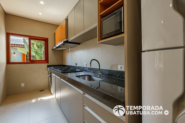 C1 - Bela casa c piscina 9 suites - Praia Grande
