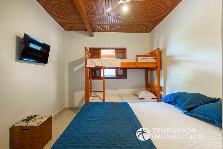 C1 - Bela casa c piscina 9 suites - Praia Grande