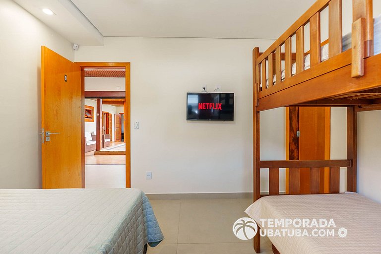 C1 - Bela casa c piscina 9 suites - Praia Grande