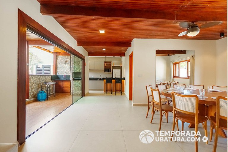 C1 - Bela casa c piscina 9 suites - Praia Grande