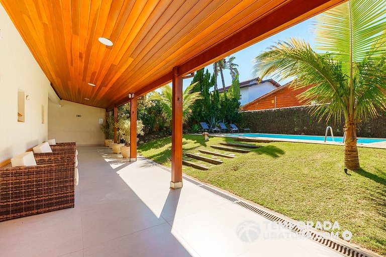C10 - Casa de cinema 8 dorms 150m da Praia Grande