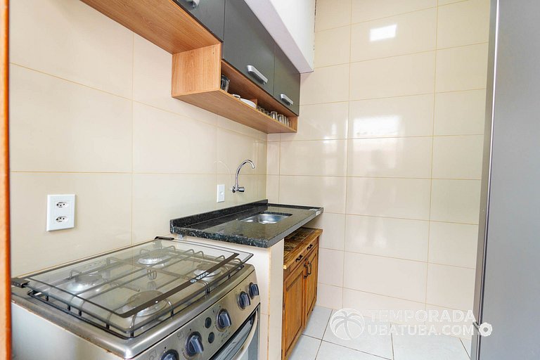 Apto com quintal - Pet Friendly - Frente mar