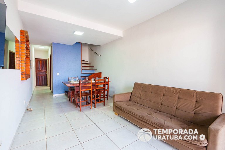 Apto com quintal - Pet Friendly - Frente mar