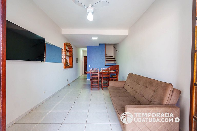 Apto com quintal - Pet Friendly - Frente mar
