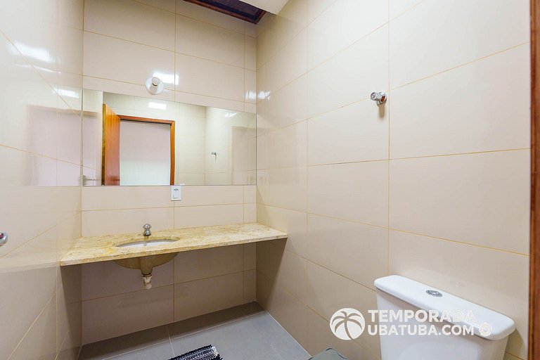 Apto com quintal - Pet Friendly - Frente mar