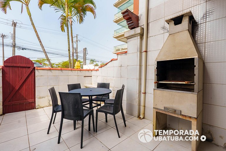 Apto com quintal - Pet Friendly - Frente mar