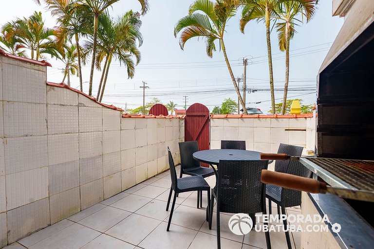 Apto com quintal - Pet Friendly - Frente mar