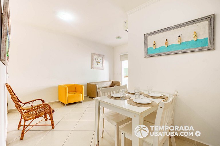 108JEQ - Apto TOP piscina aquecida a 200m da Praia