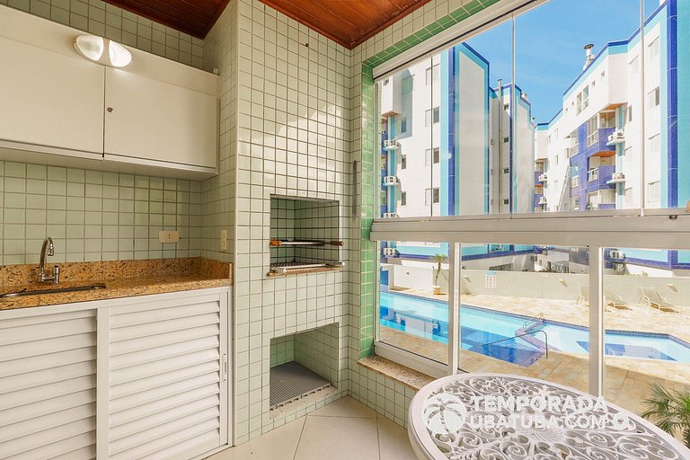 108JEQ - Apto TOP piscina aquecida a 200m da Praia